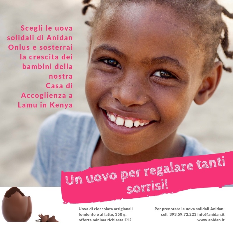 Uova solidali Pasqua 2019